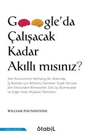 Google'da Çalışacak Kadar Akıllı mısınız? / William Poundstone