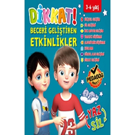 Dikkat ve Beceri Geliştiren Etkinlikler (Mavi  Seri )