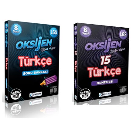 Oksijen Lgs 8.sınıf Türkçe Soru Bankası & Lgs Türkçe 15 Deneme