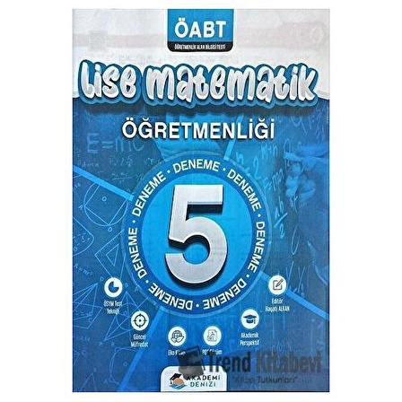 ÖABT Lise Matematik Öğretmenliği 5 Deneme