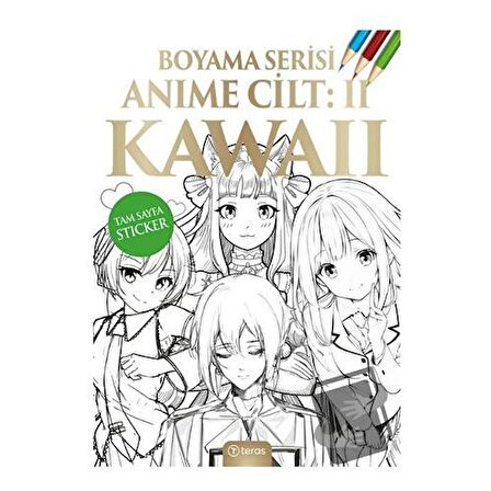 Anime Boyama Cilt II: Kawaii / Teras Kitap / Kolektif
