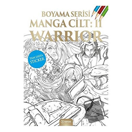 Manga Boyama Cilt II: Warrior / Teras Kitap / Kolektif