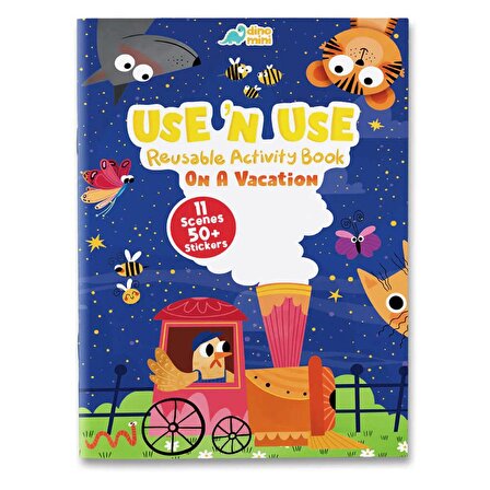 Dinomini Use 'N Use - Reusable Activity Book - On A Vacation