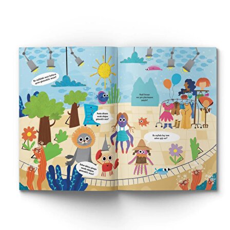 Dinomini Use 'N Use - Reusable Activity Book - At The School
