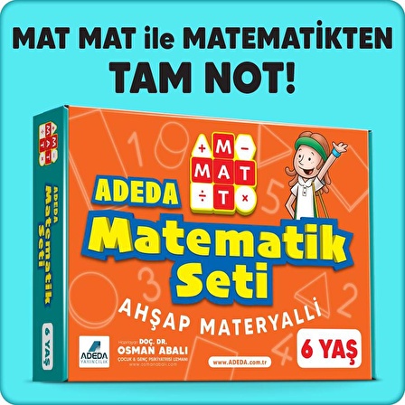 Adeda Mat Mat Matematik Seti 6 Yaş