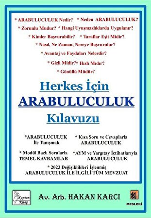 Herkes İçin Arabuluculuk Kılavuzu / Hakan Karcı