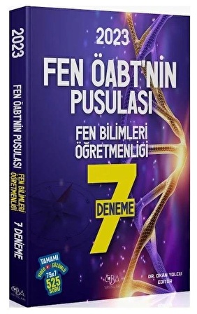 2023 ÖABT Fen Bilimlerinin Pusulası 7 Deneme CBA Yayınları