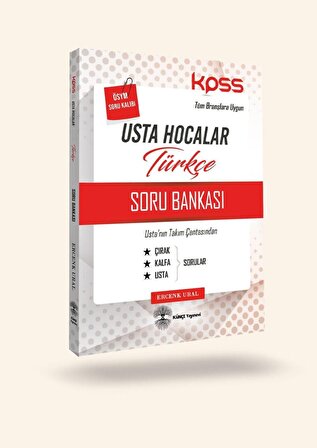 Künçe KPSS Türkçe Usta Hocalar Soru Bankası - Ercenk Ural Künçe Yayınevi