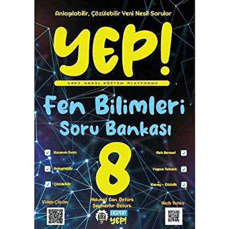 Ekspert Yayıncılık Yep Fen Bilgisi Soru Bankası 8. Sınıf (Ciltli)