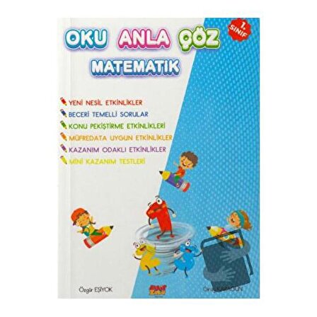 Oku Anla Çöz   Matematik (1. Sınıf) / Aktif Zeka Yayınları / Özgür Eşiyok