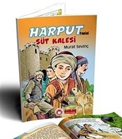 Harput Tarihi Süt Kalesi (Çizgi Roman Büyük Boy Renkli) 7+Yaş / Kemal Batmaz