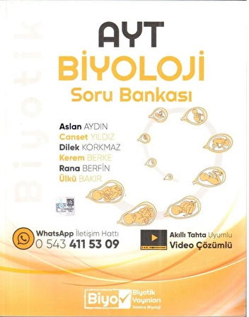 Biyotik Yayınları AYT Biyoloji Soru Bankası