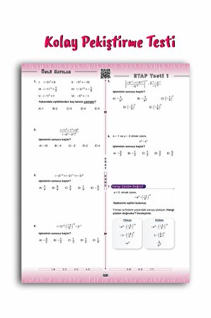 Sıfırdan Matematik YKS KPSS: Temelden Zirveye Matematik Etap Serisi 1. Kitap Video Detaylı Anlatım