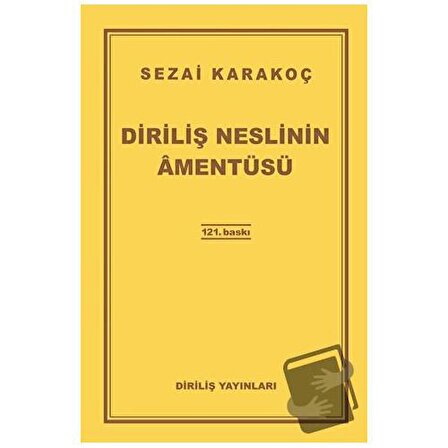 Diriliş Neslinin Amentüsü / Diriliş Yayınları / Sezai Karakoç