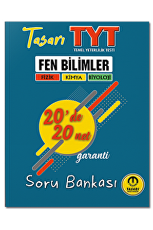 2022 TYT Fen Bilimleri 20 de 40 Net Soru Bankası Tasarı Eğitim Yayınları