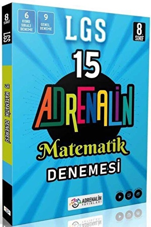 Adrenalin Yayınları 8. Sınıf Matematik 15 Branş Denemesi