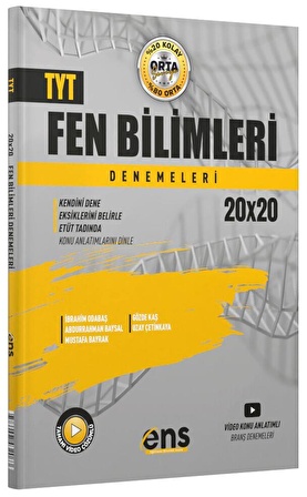 TYT Fen Bilimleri 20 x 20 li Denemeleri ENS Yayınları