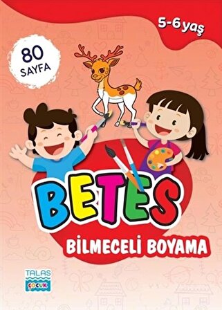 Betes Bilmeceli Boyama 5-6 Yaş