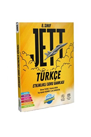 8. Sınıf Jett Türkçe Etkinlikli Soru Bankası Ünlüler Yayınları