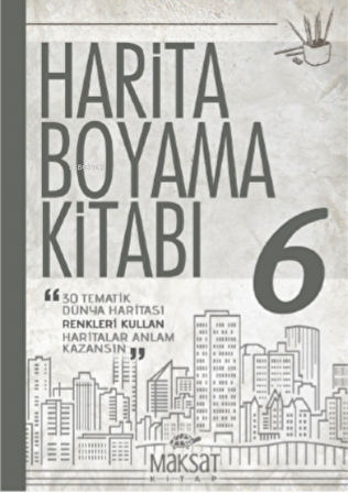 Harita Boyama Kitabı - Dünya 6