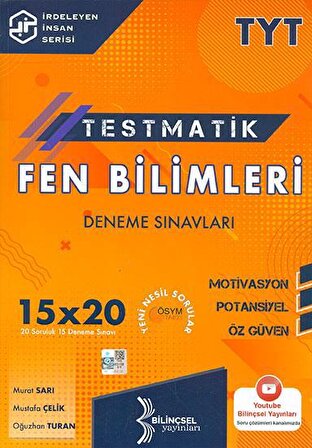 TYT Fen Bilimleri Testmatik Deneme Sınavları Bilinçsel Yayınları