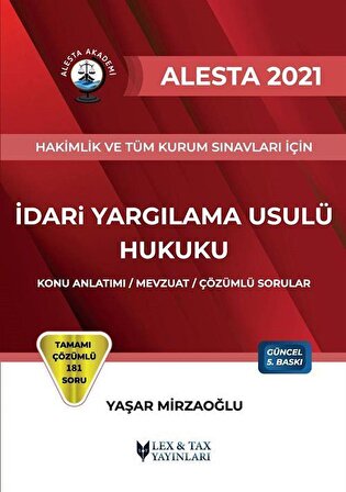 Alesta İdari Yargılama Usulü Hukuku / Yaşar Mirzaoğlu