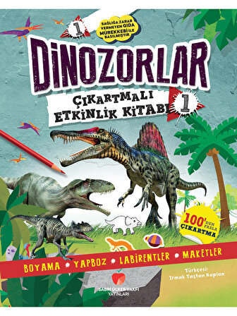 The Kitap Çocuk Dinozorlar Çıkartmalı Etkinlik Kitabı 1 Standart