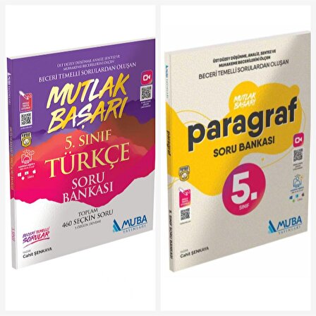 Muba Yayınları Mutlak Başarı 5.sınıf Türkçe & Parağraf Soru Bankası