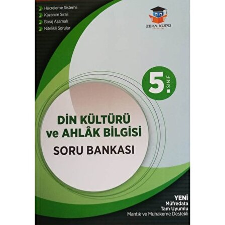 Zeka Küpü Yayınları 5.Sınıf Din Kültürü Ve Ahlak Bilgisi Soru Bankası