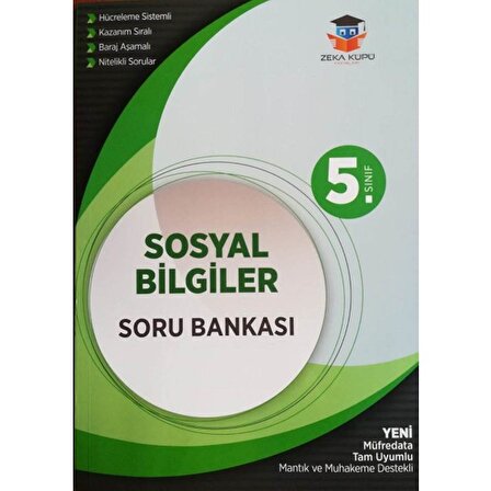 Zeka Küpü Yayınları 5.Sınıf Sosyal Bilgiler Soru Bankası