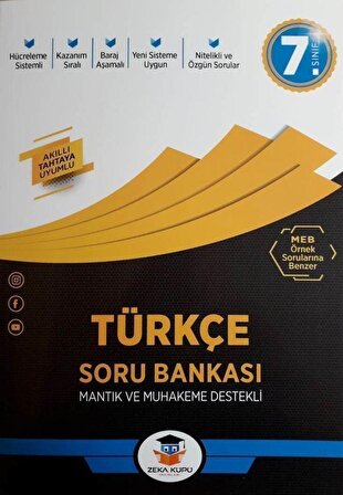 Zeka Küpü Yayınları 7.Sınıf Türkçe Soru Bankası