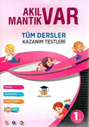 Zeka Küpü Yayınları 1.Sınıf Akıl Var Mantık Var Tüm Dersler Soru Bankası