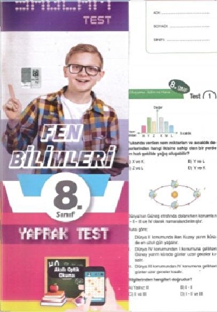 Molekül 8.Sınıf Fen Bilimleri Sağlam Yaprak Test