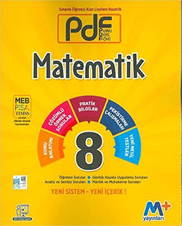 Martı 8.Sınıf LGS Matematik PDF Planlı Ders Föyü