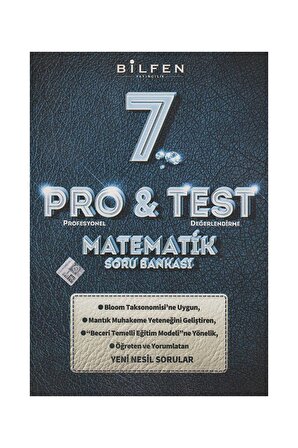 Bilfen 7. Sınıf Matematik Pro & Test Soru Bankası