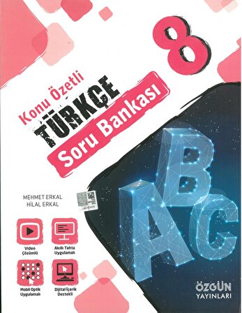 Özgün Yayınları 8. Sınıf Türkçe Konu Özetli Soru Bankası