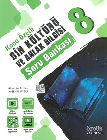 Özgün Yayınları 8. Sınıf Din Kültürü Ve Ahlak Bilgisi Konu Özetli Soru Bankası