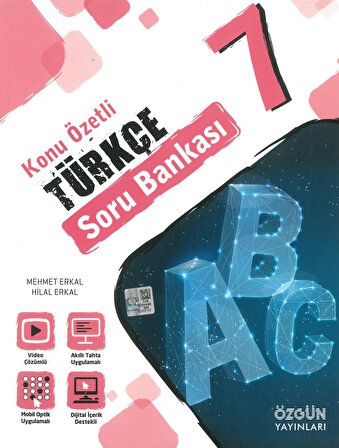 Özgün Yayınları 7. Sınıf Türkçe Konu Özetli Soru Bankası