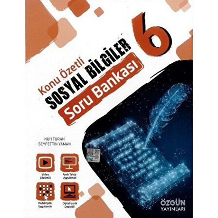 Özgün Yayınları 6. Sınıf Sosyal Bilgiler Konu Özetli Soru Bankası