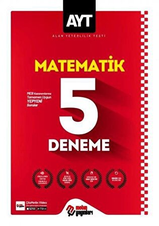Metin Yayınları Ayt Matematik 5'Li Deneme