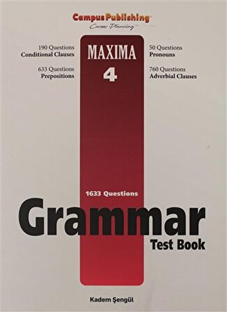 Grammar Test Book - Maxima 4