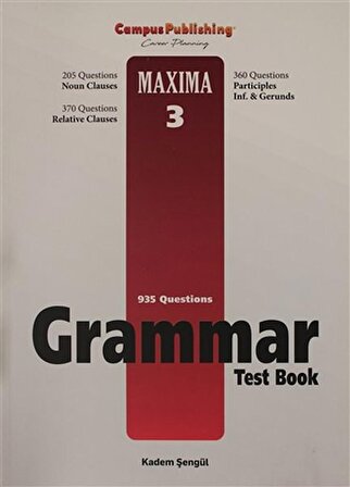 Grammar Test Book - Maxima 3