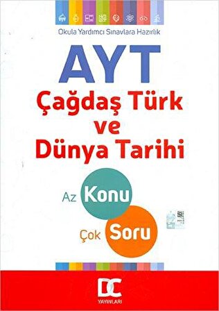 AYT Çağdaş Türk ve Dünya Tarihi Az Konu Çok Soru Bir Arada Doğru Cevap Yayınları