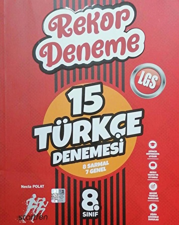 Startfen 8.Sınıf LGS Türkçe 15 Rekor Deneme