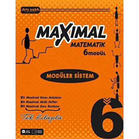 Artı Zeka Yayınları 6 Sınıf Maxımal Matematik Modüler Sistem Seti (6 Modül)