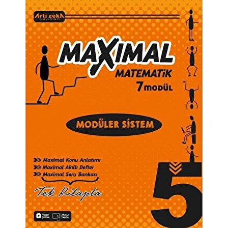 Artı Zeka Yayınları 5 Sınıf Maxımal Matematik Modüler Sistem Seti (7 Modül)