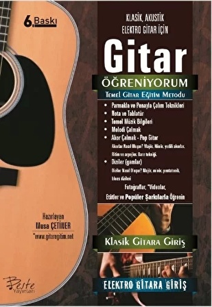 Gitar Öğreniyorum – Temel Gitar Eğitim Metodu | Beste Yayınları