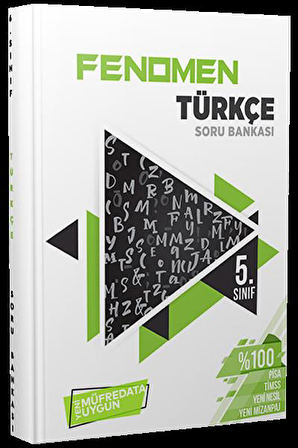 FENOMEN 5. Sınıf Yeni Nesil Türkçe Soru Bankası Referans Yayınları
