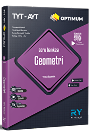 OPTİMUM TYT AYT Geometri Tamamı Video Çözümlü Soru Bankası Akıllı Tahta Uyumlu Referans Yayınları
