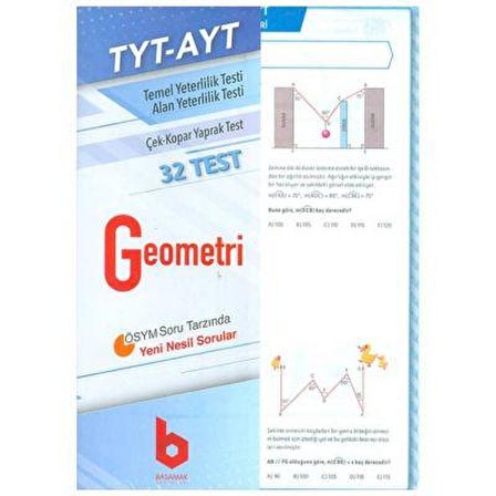 TYT AYT Geometri Çek Kopar Yaprak Test Basamak Yayınları